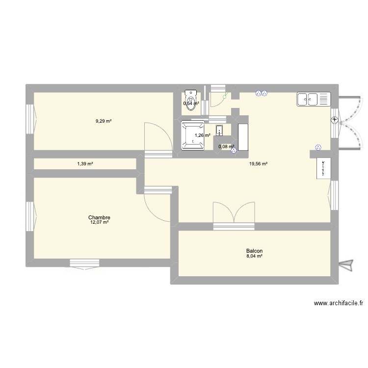 V2 - Maison Actuelle Talloires. Plan de 12 pièces et 104 m2