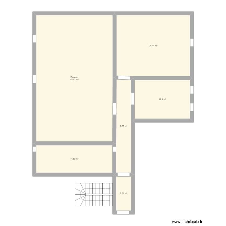 23 av couturier. Plan de 6 pièces et 114 m2