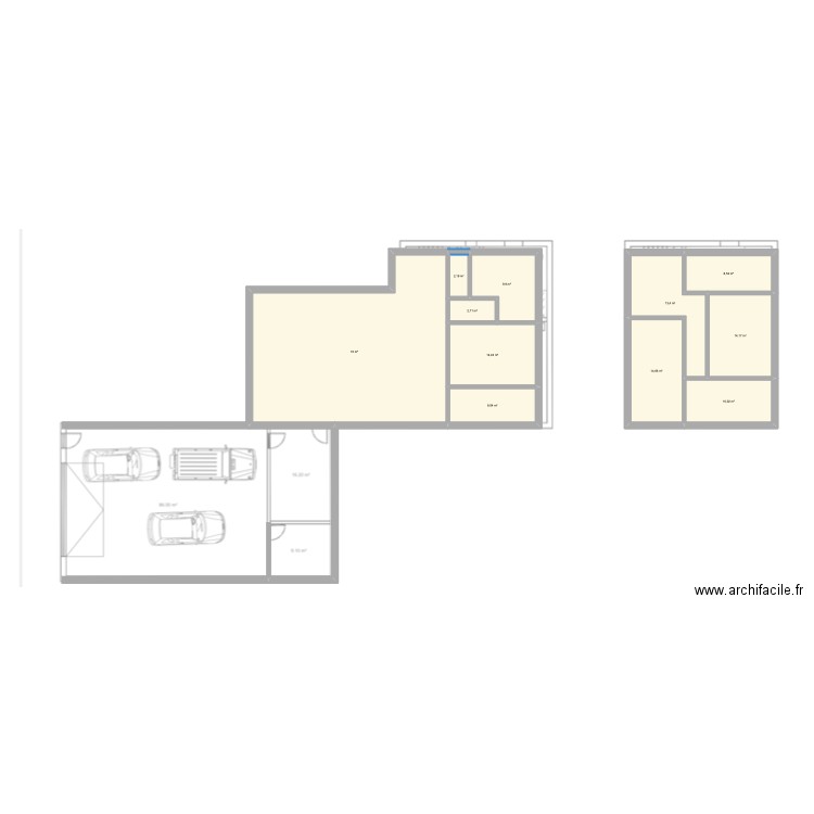 maison 2. Plan de 11 pièces et 172 m2