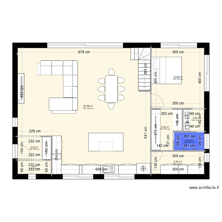 plans gujan. Plan de 15 pièces et 184 m2