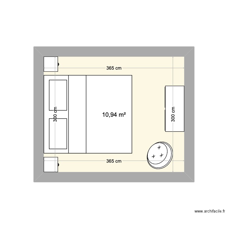 HABITACION 1. Plan de 0 pièce et 0 m2