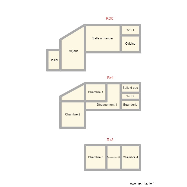 2408 BONNEAU. Plan de 15 pièces et 18 m2