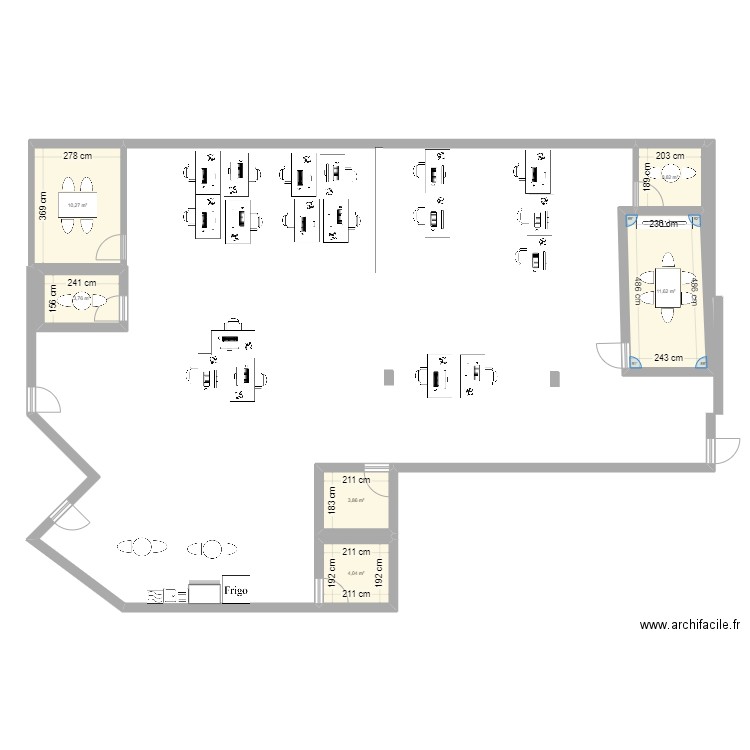 Aix_1. Plan de 6 pièces et 37 m2