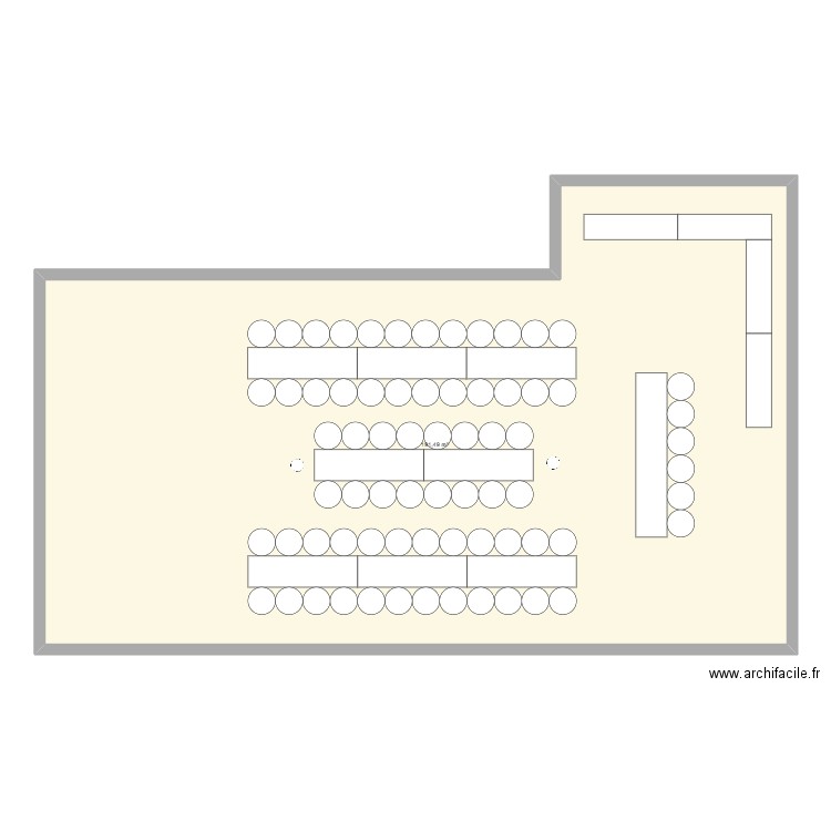 plan mariage. Plan de 1 pièce et 191 m2