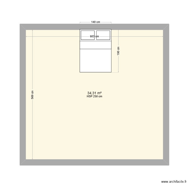 STAN A. Plan de 1 pièce et 34 m2