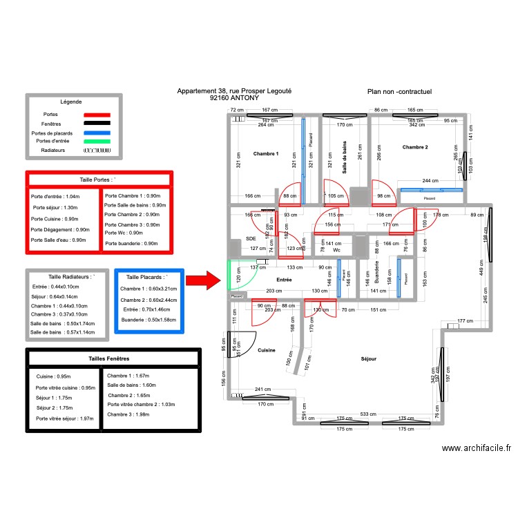 ROBIC AVEC MESURE . Plan de 24 pièces et 140 m2