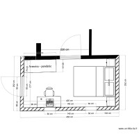 C 2) rajout cote jardin moins large