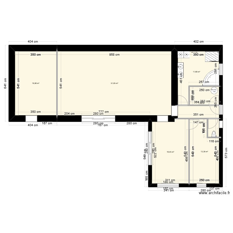 dernier plan maison. Plan de 6 pièces et 120 m2