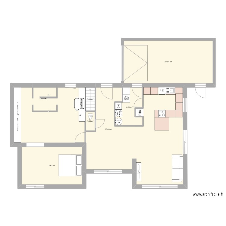 Ste Foy T5 2025. Plan de 12 pièces et 185 m2