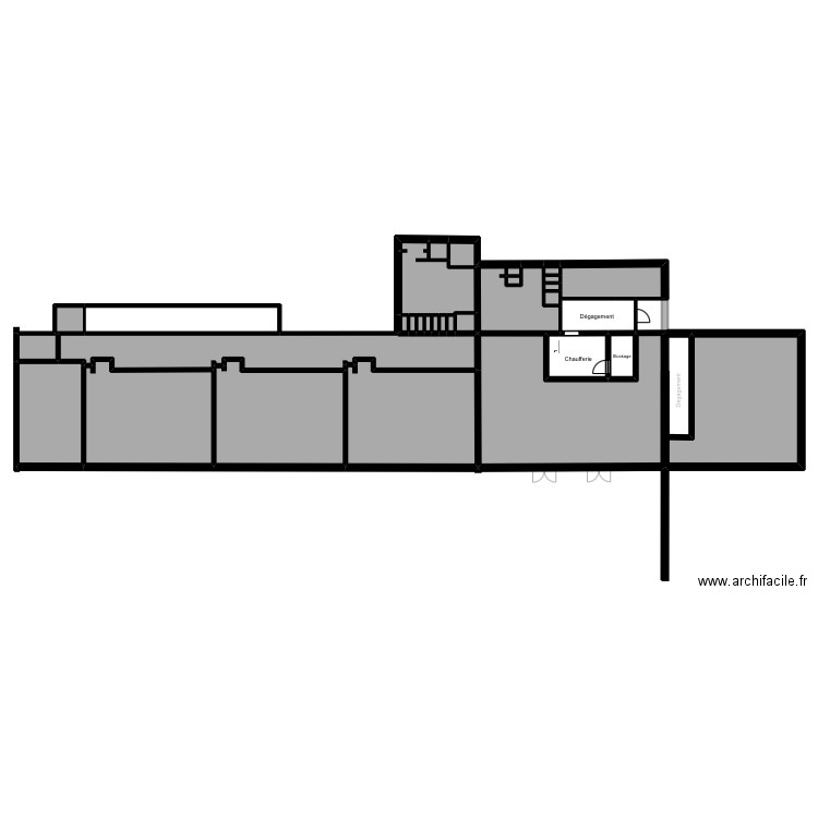 Ecole primaire Cousolre RDC. Plan de 54 pièces et 841 m2