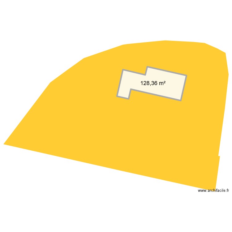 plan de situation cadastral AP07 La Sablonniere 50290 BREHAL. Plan de 1 pièce et 128 m2