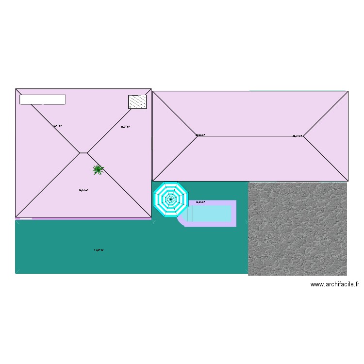 Maison de reve. Plan de 6 pièces et 143 m2