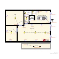 PROJET IMMEUBLE SCI NAINA PLAN RDC 