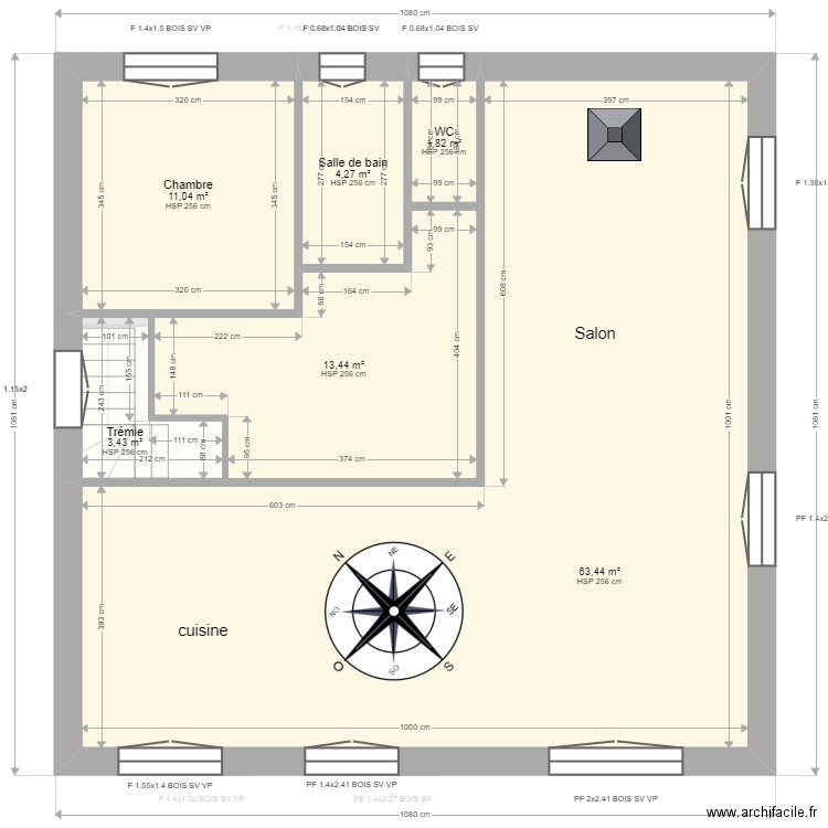 ML24006393 TISSEYRE. Plan de 19 pièces et 291 m2