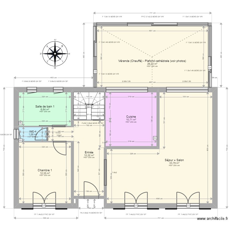 ML24006993. Plan de 27 pièces et 268 m2