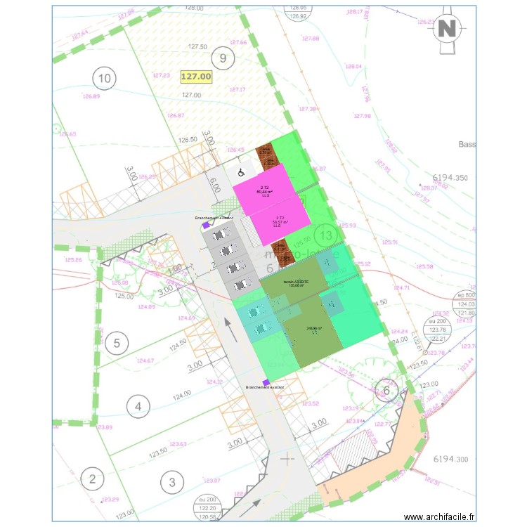 LES HERBIERS - L'Ouvrardière-avec 2 BRS indiv CATA-v3. Plan de 0 pièce et 0 m2