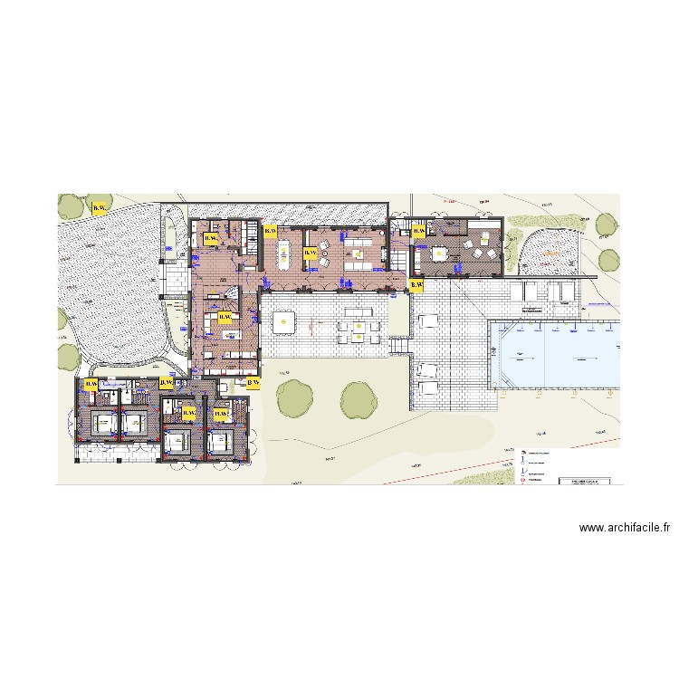 COCA - WIFI RDC + TERRASSE. Plan de 0 pièce et 0 m2