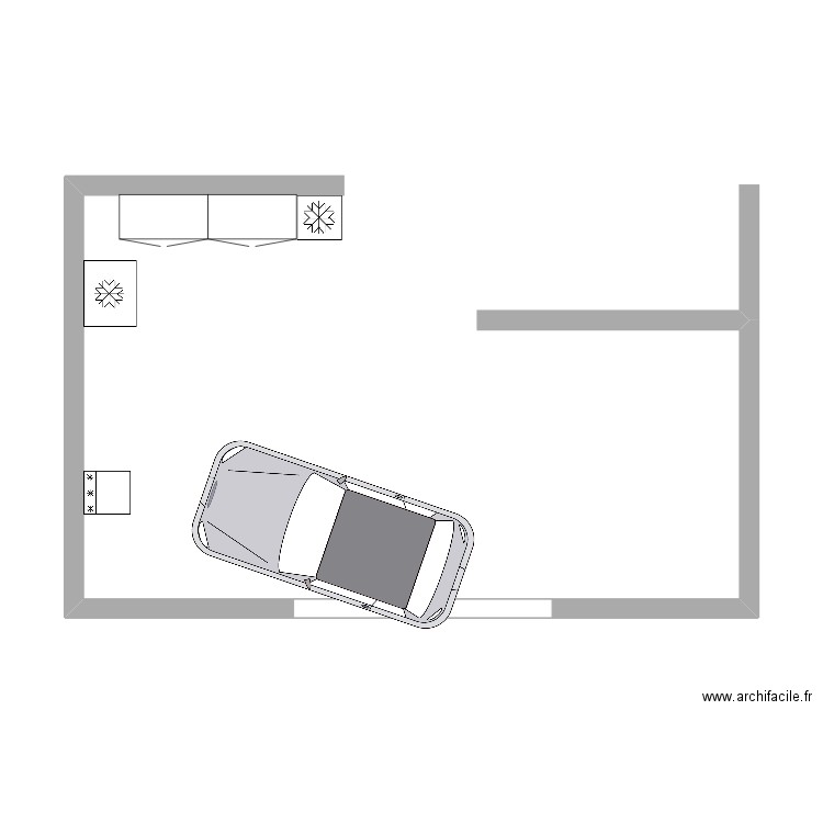 épicerie. Plan de 0 pièce et 0 m2