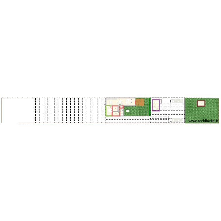 projection Brionne . Plan de 10 pièces et 174 m2