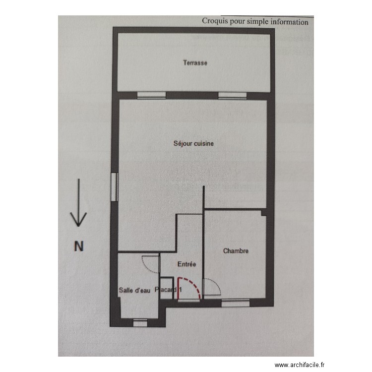 Pergola adossé . Plan de 0 pièce et 0 m2