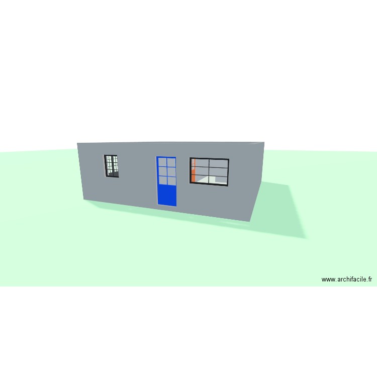 aaa. Plan de 4 pièces et 53 m2