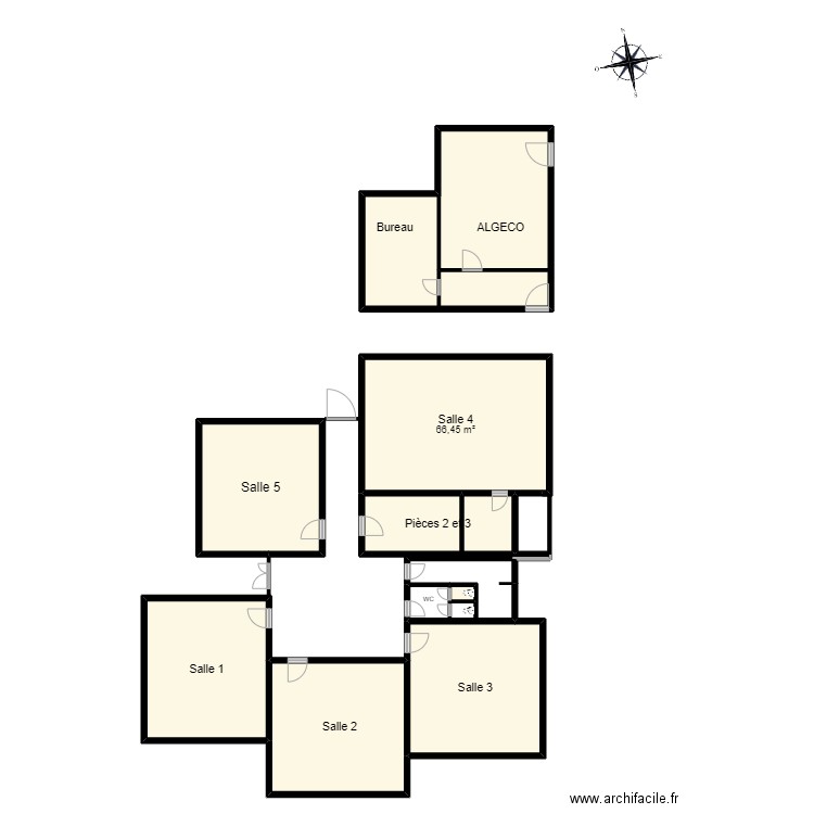 ifsi. Plan de 9 pièces et 353 m2