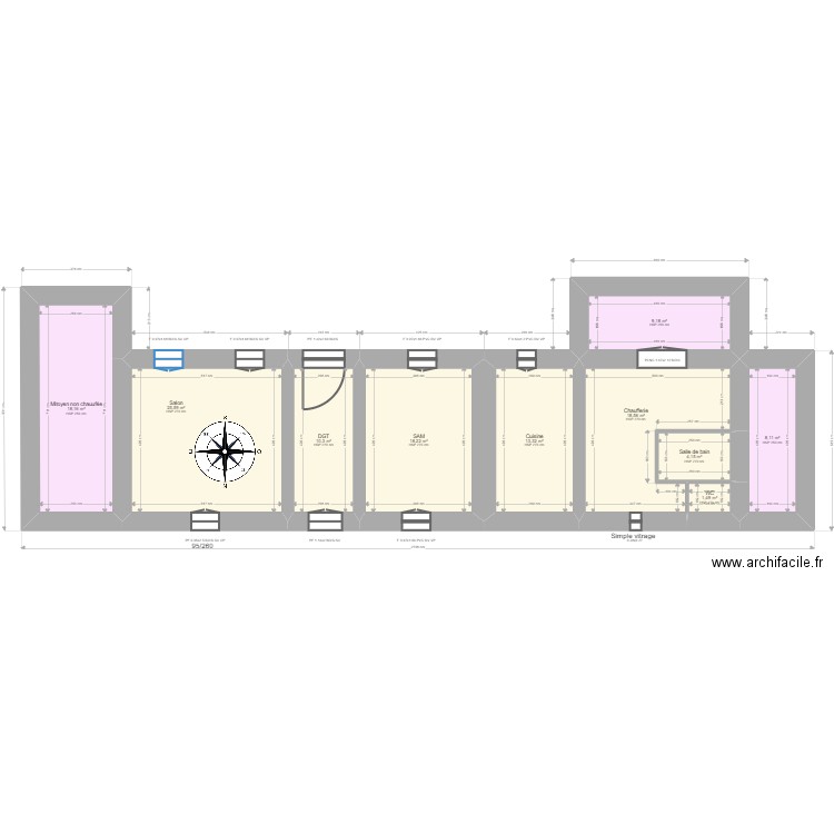 ML24011341 NARDUZZO. Plan de 22 pièces et 245 m2