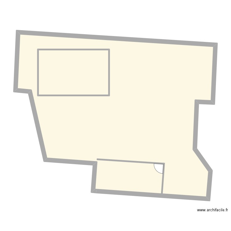 Tophe44 - 18102024. Plan de 2 pièces et 113 m2