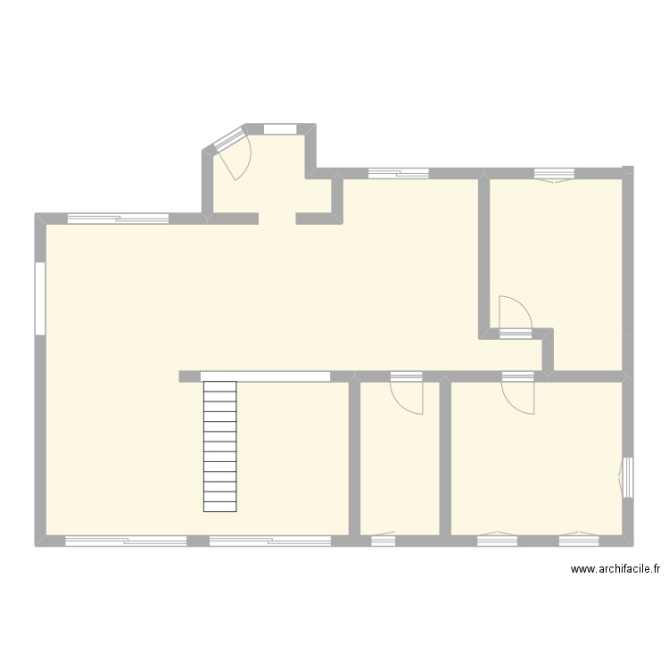 rdc vetraz. Plan de 2 pièces et 115 m2