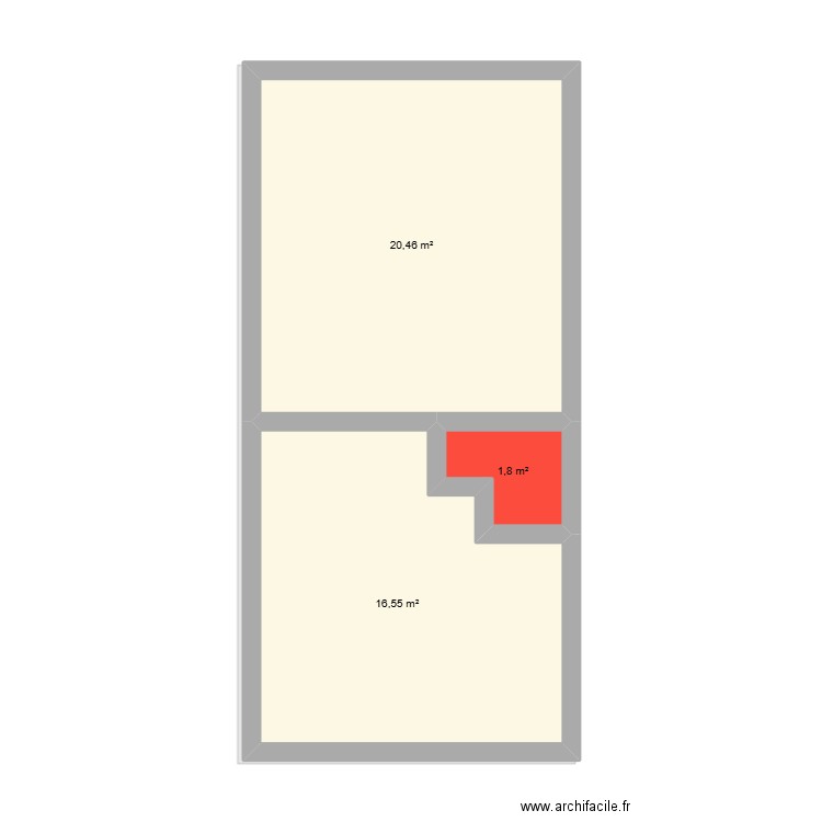 Meuillet. Plan de 9 pièces et 143 m2