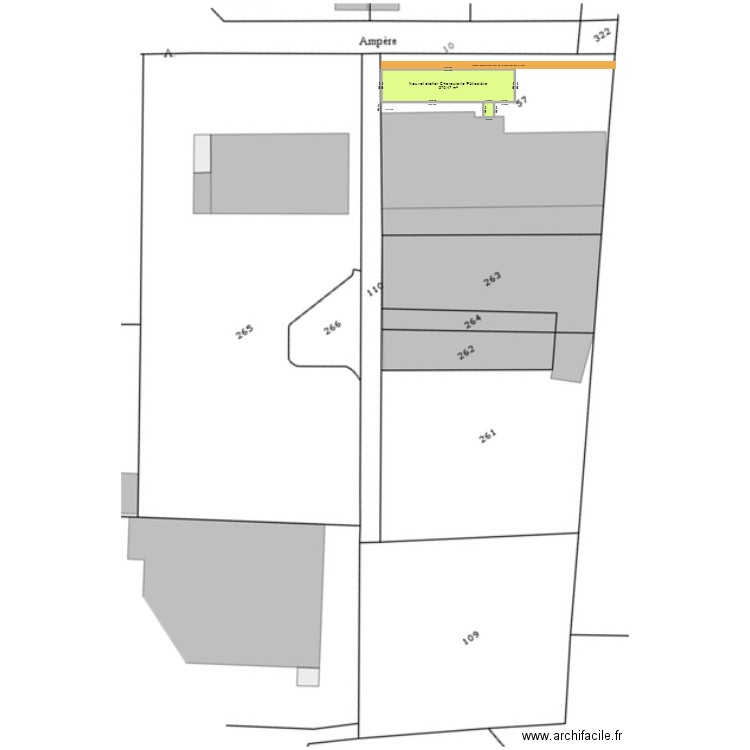 Charculor 2025  pour CPAT V2. Plan de 2 pièces et 393 m2