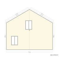 Plan façade exposé Sud-Est