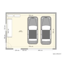 Plan garage 45m2 atelier + 2 voitures