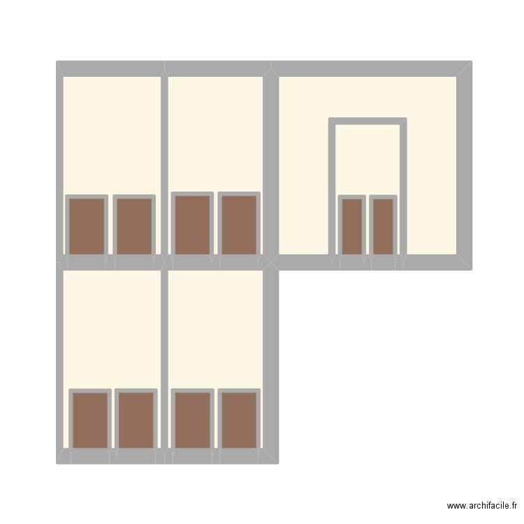 BALCON NICE RESIDENCE 2. Plan de 16 pièces et 27 m2