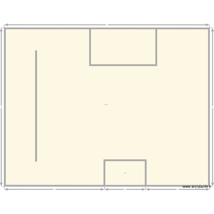 Plan sèvres . Plan de 2 pièces et 1293 m2