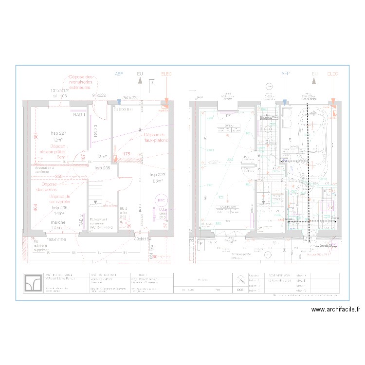 PORCEL EU . Plan de 0 pièce et 0 m2