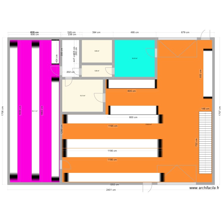 ETAGE 0 V2. Plan de 6 pièces et 367 m2