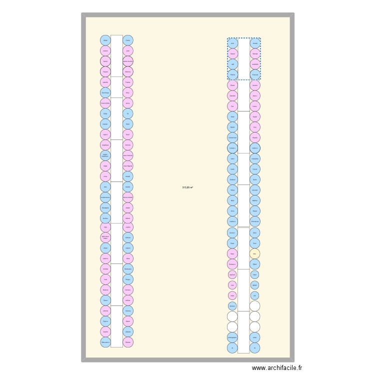 12 juillet. Plan de 1 pièce et 313 m2