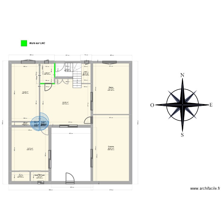 PlanIM. Plan de 11 pièces et 113 m2