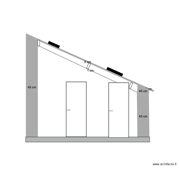 Coupe DE COURLON. Plan de 0 pièce et 0 m2