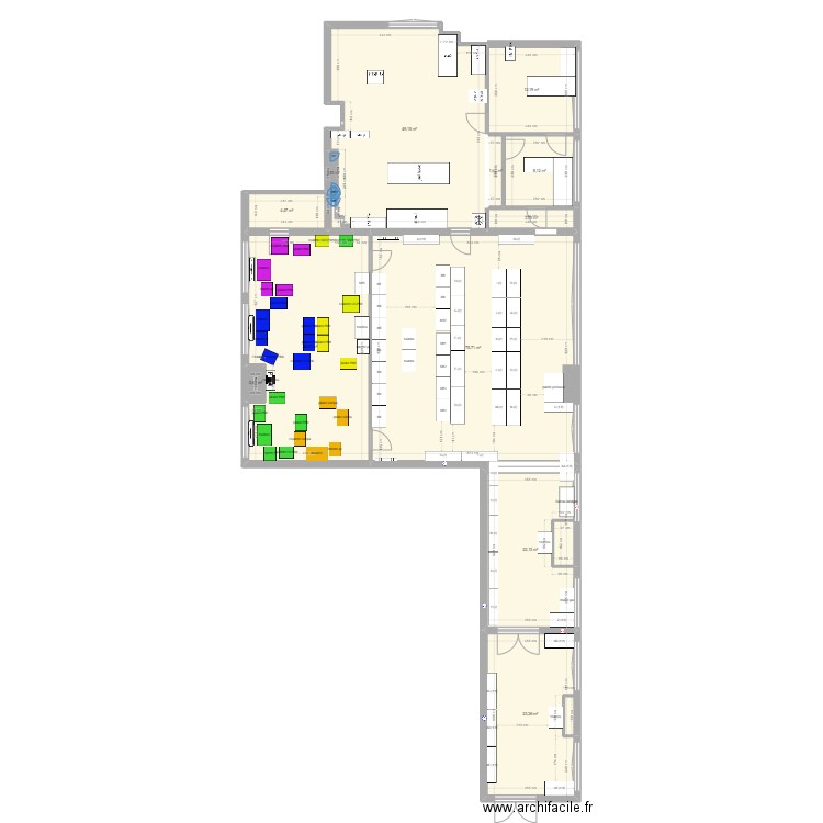 Laudinat  v5. Plan de 12 pièces et 245 m2