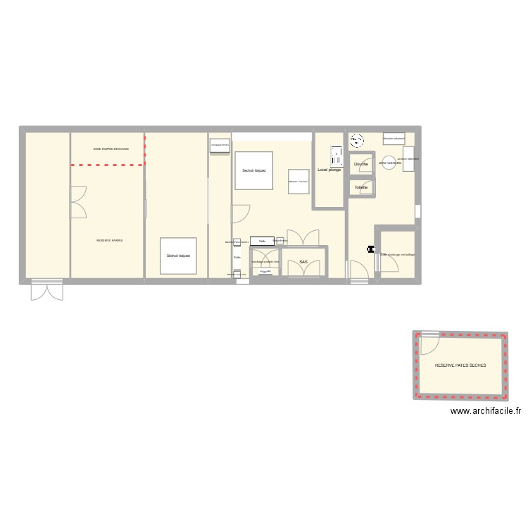 SAS NICOBERT. Plan de 9 pièces et 124 m2