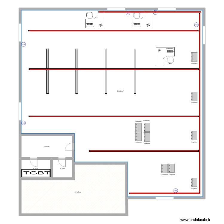 maximax ecl. Plan de 5 pièces et 420 m2