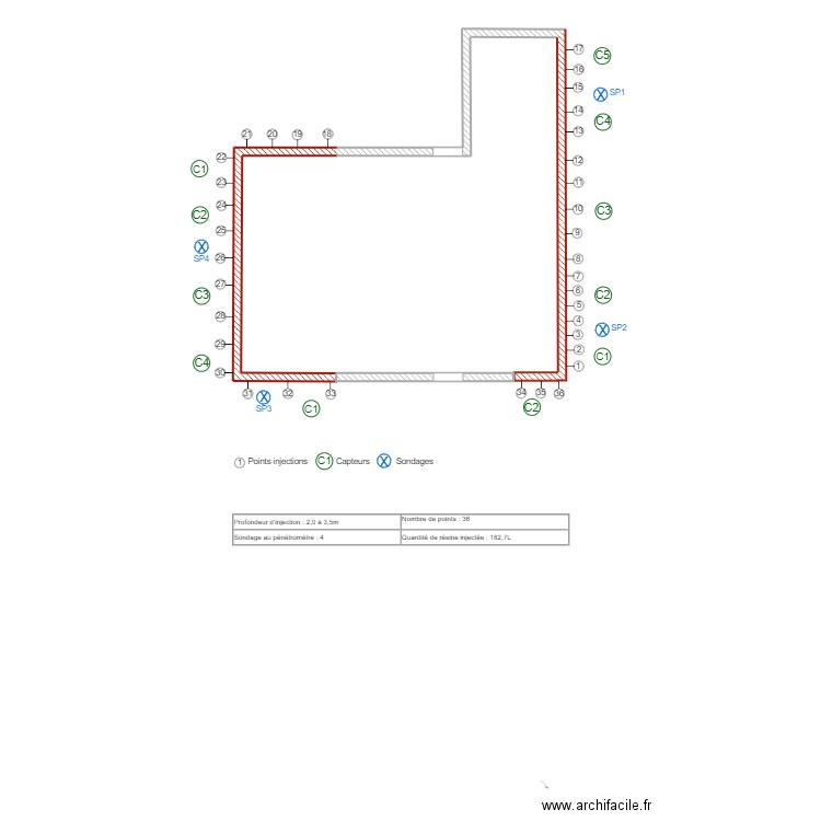 Vinot. Plan de 0 pièce et 0 m2