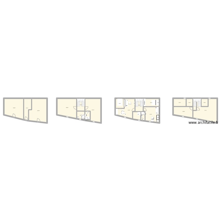 Immeuble Morlaix. Plan de 17 pièces et 237 m2