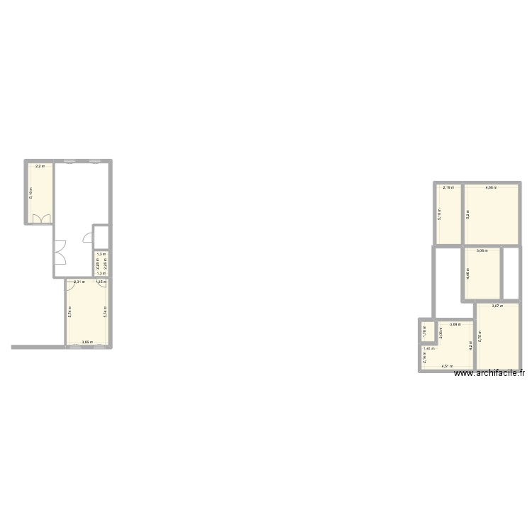 FRANCOIS. Plan de 9 pièces et 124 m2