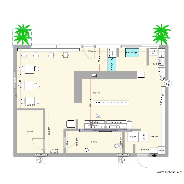 NATH HIBISCUS 2. Plan de 3 pièces et 100 m2