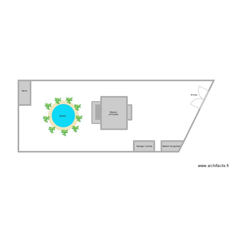 COLLING. Plan de 8 pièces et 40 m2