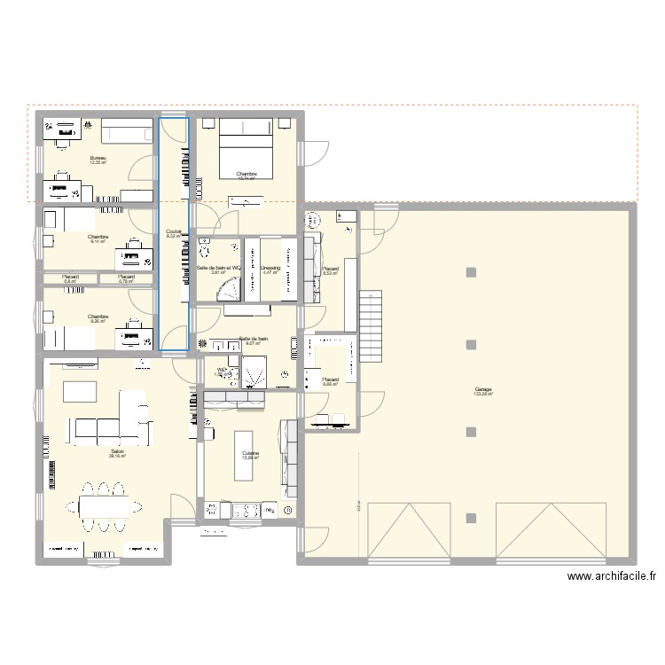 meublée 4 12 02 2025. Plan de 17 pièces et 471 m2