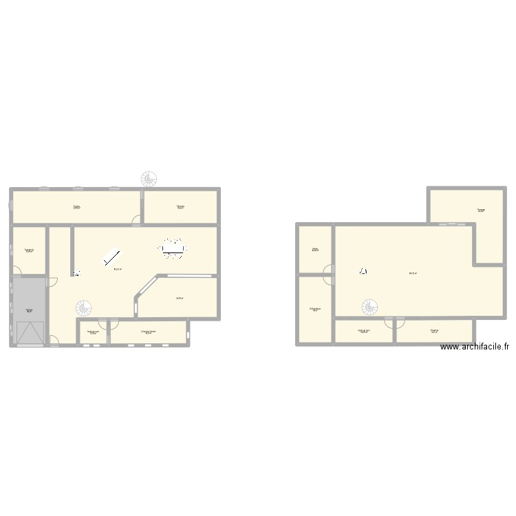 Maison idéale V1. Plan de 14 pièces et 432 m2